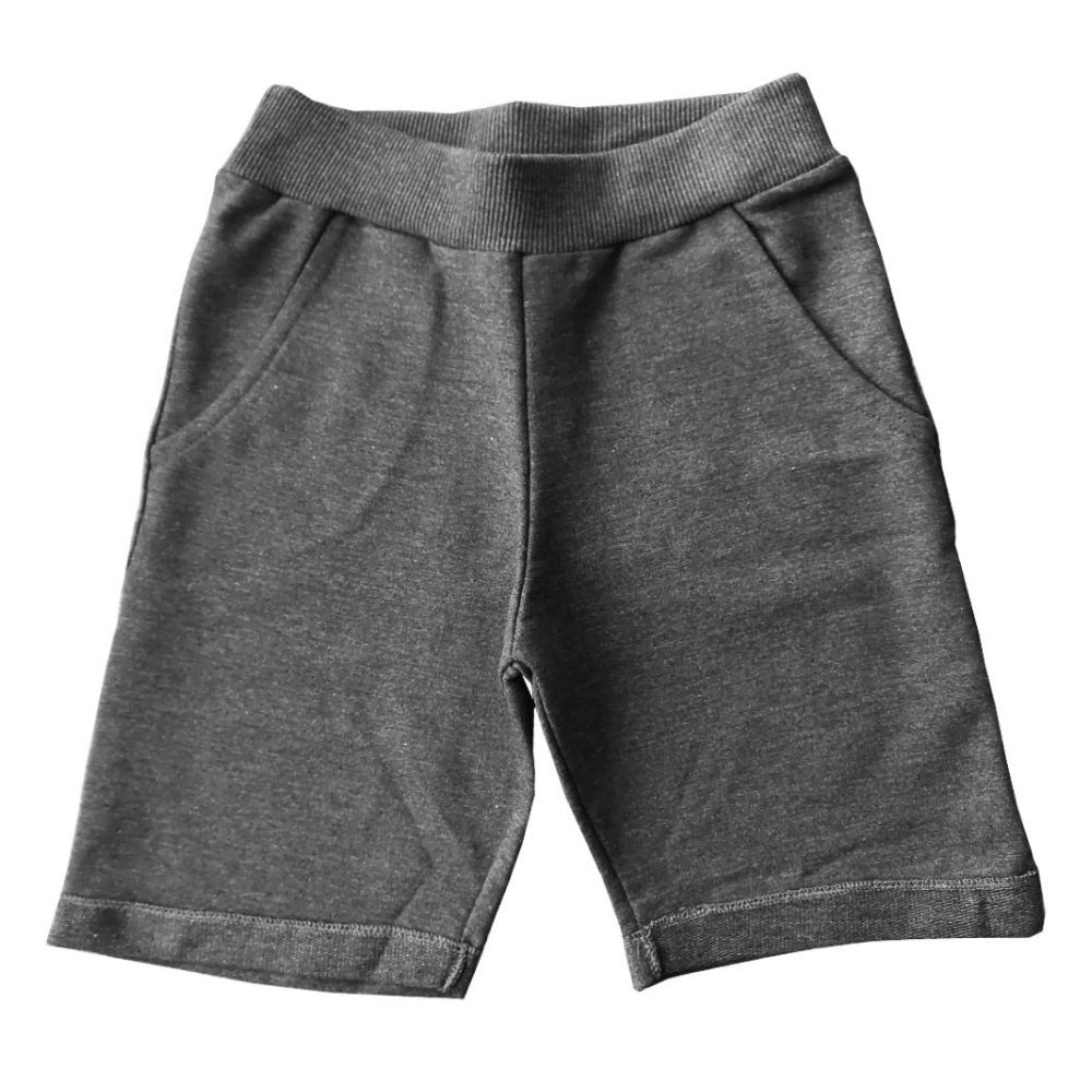 Bermuda Moletinho 10 ao 16 Juvenil Shorts para Praia Esportes Férias Escolares Baby Deluxe Algodão Presente Natal Ano Novo