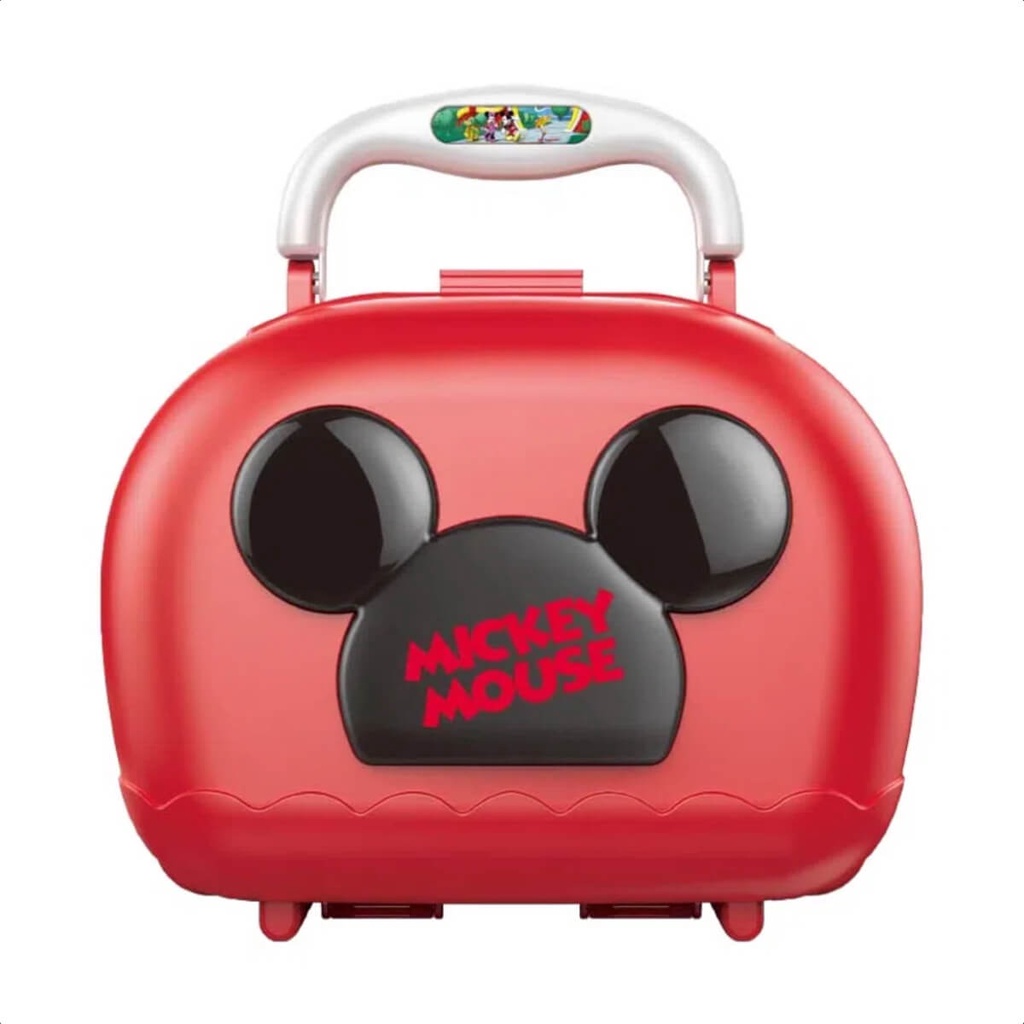 Brinquedo Maleta Mickey Construtor com Acessórios Faz de Conta Diversão Brincadeira Multikids - BR1564