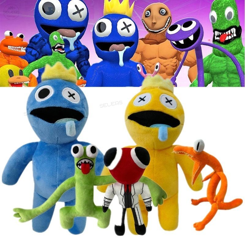 Roblox Rainbow Friends Arco-Íris Amigos Pelúcia Brinquedo De Personagem De  Jogo Para Crianças Fãs - Escorrega o Preço