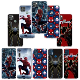 Motorola Moto G7 G6 G5 G5S Plus Power Play Caixa De Telefone Transparente QWE100 Marvel Homem-Aranha