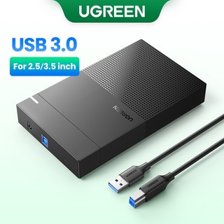 UGREEN 2.5/3.5 Caso HDD SATA Para USB 3.0 Adaptador De Disko Rígido Externo Recinto SSD Caixa em Oferta na Shopee