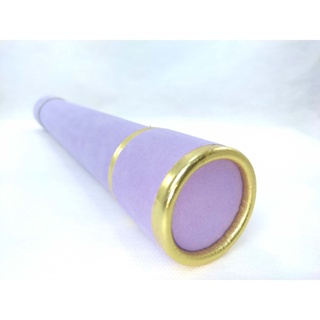 Canudo de formatura camurça lilás com dourado em Oferta na Shopee