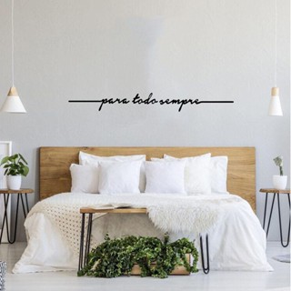 Frase De Parede Para Todo Sempre Mdf 3mm Cabeceira Quarto Decorativo