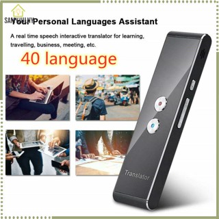 Tradutor De Voz Em Tempo Real Instantâneo Inteligente 40 Idiomas SAM Smart