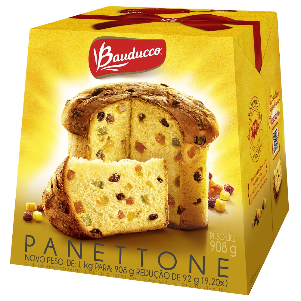 Panettone Frutas 908g 1 UN Bauducco | Shopee Brasil