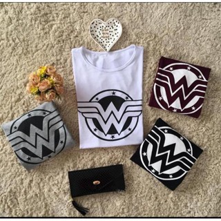 T-Shirt - Mulher Maravilha - Blusinha Feminina Camiseta Baby Look 100% Algodão