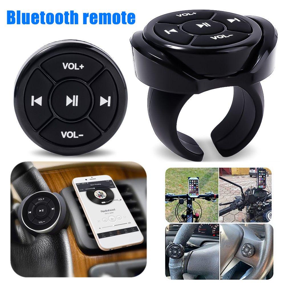 Universal Carro Volante Sem Fio Bluetooth Controle Remoto Botão De Mídia Para De Telefone Celular Kit De