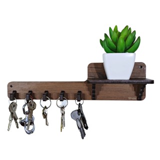 Porta Chaves Parede Organizador Com Prateleira Decorativo