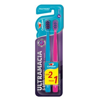 Escova Dental Condor Multisoft Ultramacia Leve 2 Pague 1