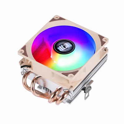 CPU COOLER X79 x99 AMD INTEL  4 HEATPIPES COOPER RGB 90mm  LGA 1700 2011 1200 1150 1156 1155 AM4 COMPATIBLE PROCESSADOR