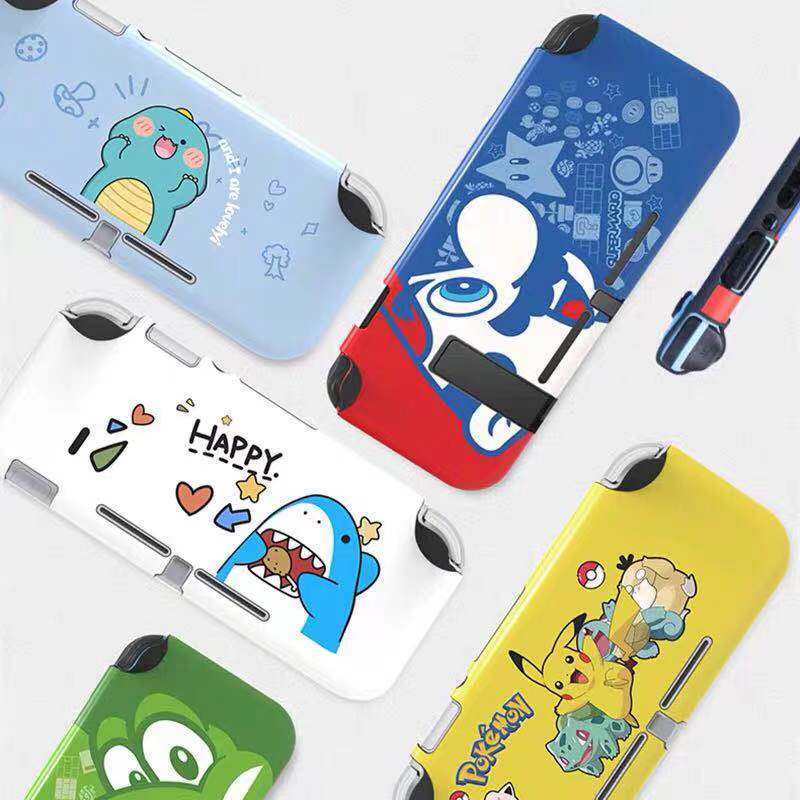 Capa Flexível De Silicone Para Nintendo Switch Lite Protetora Macia Resistente À Queda Ultrafina Portátil Todas As Capas Embaladas