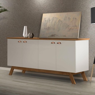 Aparador Buffet Atlanta II 4 Portas em Oferta na Shopee