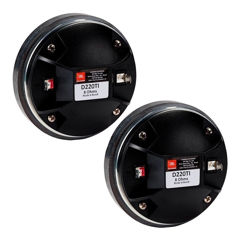 Kit 2 Drivers JBL D220Ti 80 Watts Rms - Preto