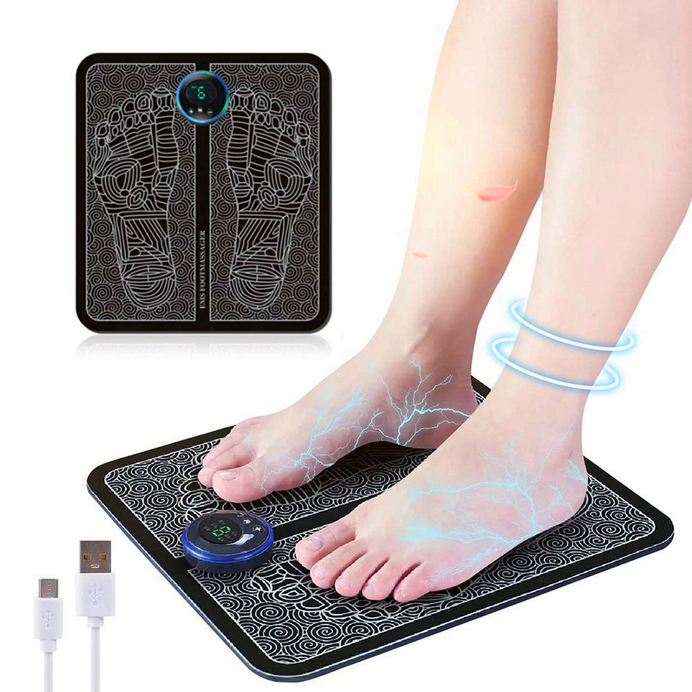 EMS Massageador Elétrico Para Pés Relaxamento Muscular Massagem Foot Massagear