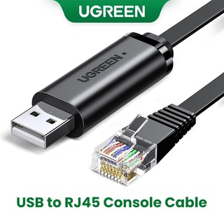 UGREEN USB Para Cabo Do Console RJ45 RS232 Serial Adaptador Roteador Cisco 1.5 M RJ-45 8P8C Conversor em Oferta na Shopee