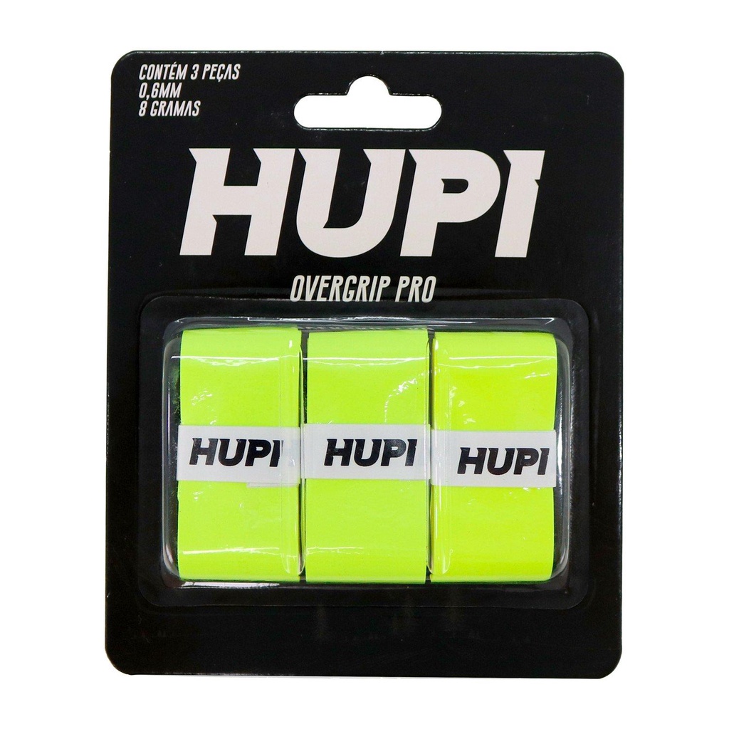 Overgrip HUPI Pro Amarelo Pack 03 Unidades em Oferta na Shopee