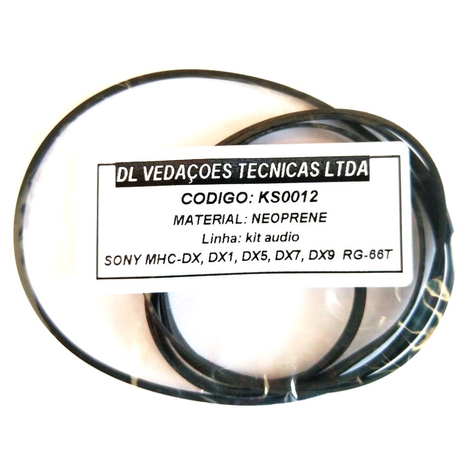 Kit Correias Sony Mhc - Dx, Dx1, Dx5, Dx7, Dx9, Rg-66t Cod. SY0012
