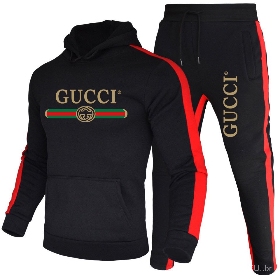 ODIA GUCCI Imprimir Moletom De Algodão Para Homens Outono E Inverno Lã ...