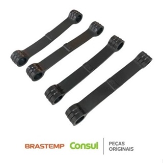 Kit 4 Tirantes Preto Lavadoras Brastemp E Consul 15kg E 16kg em Oferta na Shopee