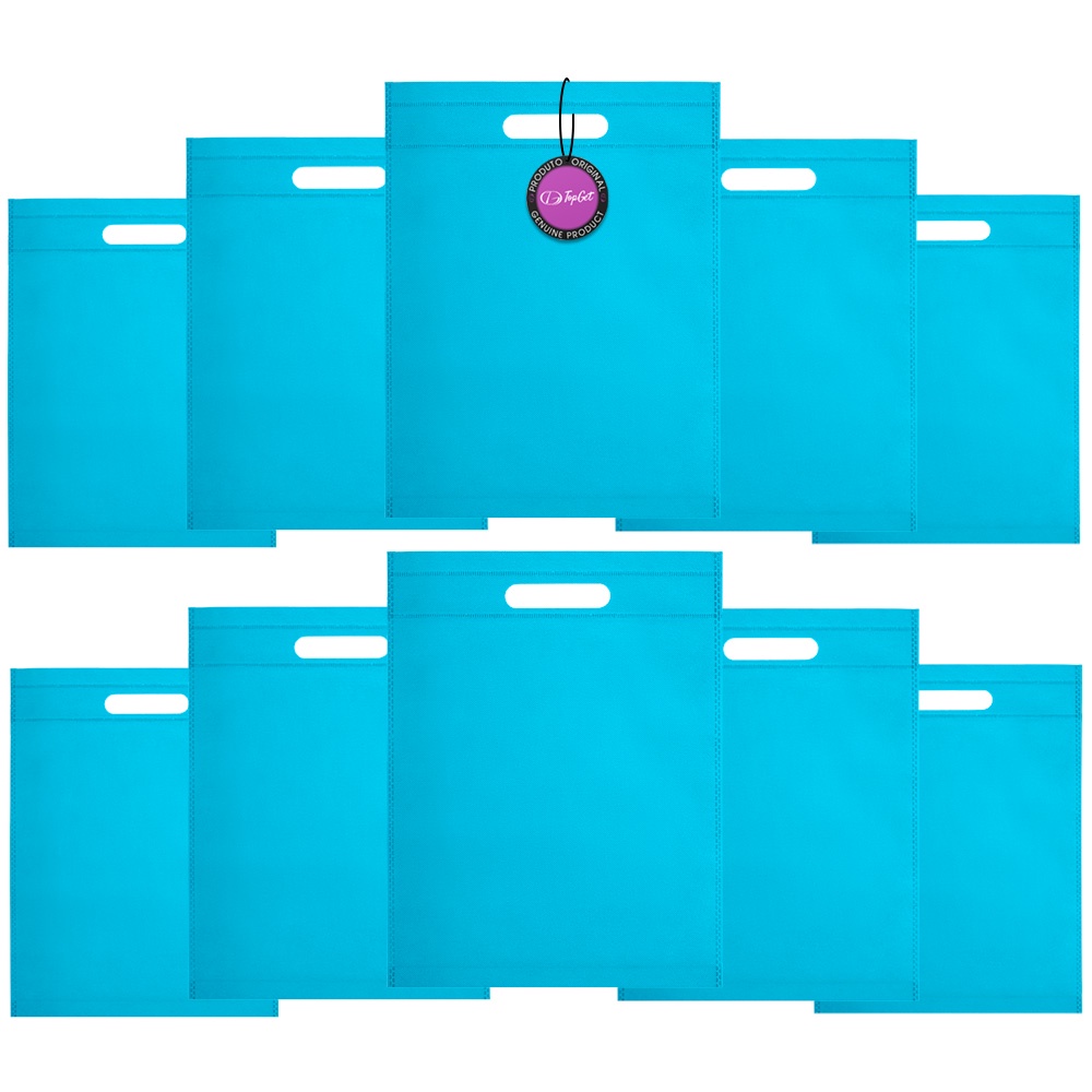 Kit 10x Sacolas em TNT Premium Termo Selado 25x35cm Nifty TopGet