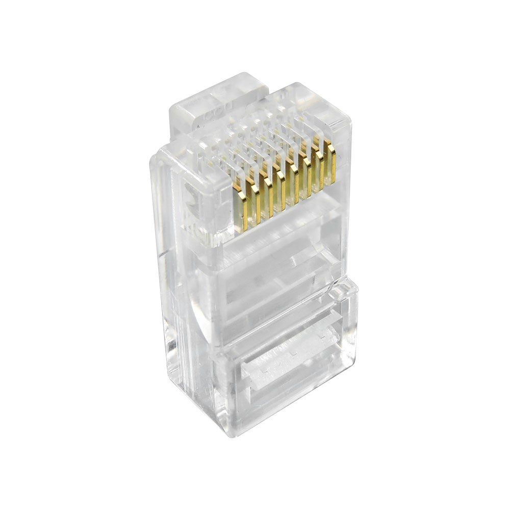 KIT - 20 Unidades de Conector RJ45 8 vias Cat5e Macho - PMC - 20CON0011