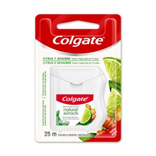 Fio Dental Colgate Natural Extracts Citrus & Gengibre 25m