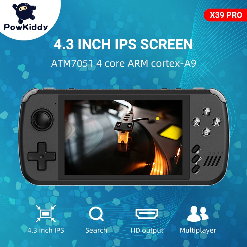 POWKIDDY X39pro Tela IPS De 4,3 Polegadas Console De Vídeo Game ...