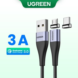 Cabo Micro Usb Magnético Ugreen 3a (100Cm)