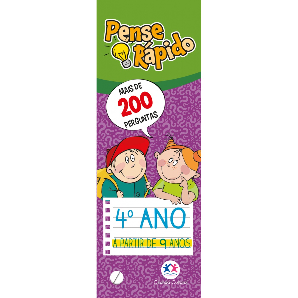Livro Infantil - Pense rápido - 4º ano Ciranda Cultural em Oferta na Shopee