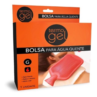 Bolsa Aguá Quente Térmica Borracha Compressa Gelo G Termogel