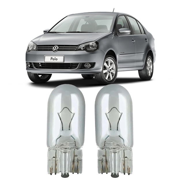 Par Lâmpadas Pingo Original Esmagada T10 12v 5w 2825 Vlokswagen Polo Faroleta Teto Placa Lanterna