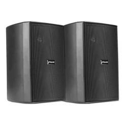 Par de Caixas de Som Acústica Frahm PS200 New Passiva Preta - 60 Watts Rms
