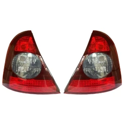 Par Lanterna Traseira Clio Hatch Renault 03 Á 10 Fumê