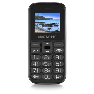Celular Vita Tela 1.8 Pol. Dual Chip 2G USB Bluetooth Preto Multi - P9120