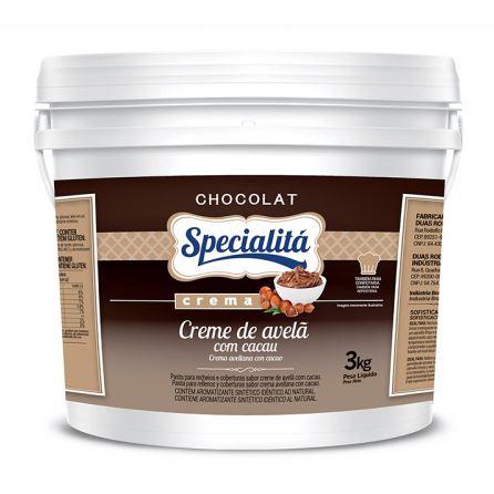 Recheio Specialitá Creme de Avelã c/ Cacau 3kg - Duas Rodas em Oferta na Shopee
