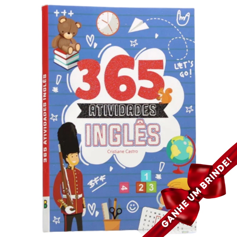 Livro 365 Atividades em Inglês | Cristiane Castro Crianças Filhos Infantil Desenho História