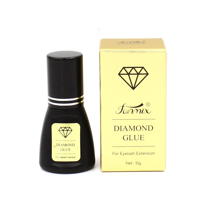 FUNMIX Nova Cola de Diamante Seco de 1 Segundo Nano Cola de Extensão de Cílios para Manter 60 Dias de Baixo Odor em Oferta na Shopee
