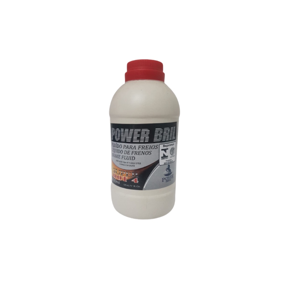 Fluído De Freios DOT 4 500ML Original POWER em Oferta na Shopee