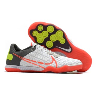 Chuteiras De Futebol Reactgato IC Sapatos De Futsal Masculino react gato De Couro