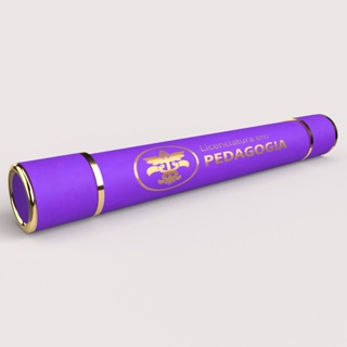 Canudo de formatura Licenciatura em Pedagogia em Oferta na Shopee