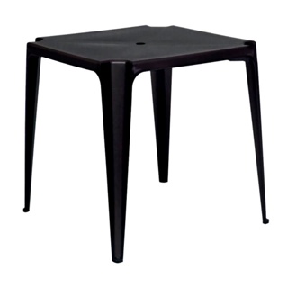 Mesa Plástica Bela Vista 70cm Preta 15151003 MOR em Oferta na Shopee