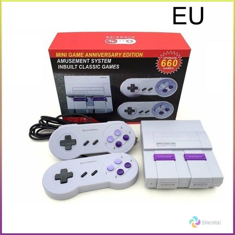 Consoles de jogos TV Nes Super Classic 16 bits embutidos 660 Console