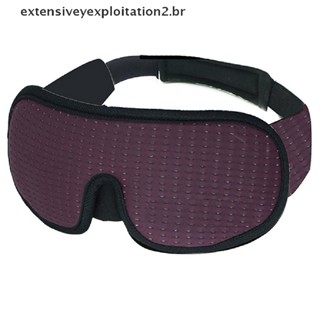 Máscara De Olho 3D Fashion Sleep Blindfold Sleeping Block Out Light Conforto Macio Para Viagem .