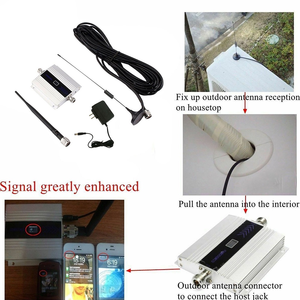 900mhz Gsm 2g/3g/4g Reforço De Sinal Repetidor Amplificador de Antena Para Telefone Celular-grent