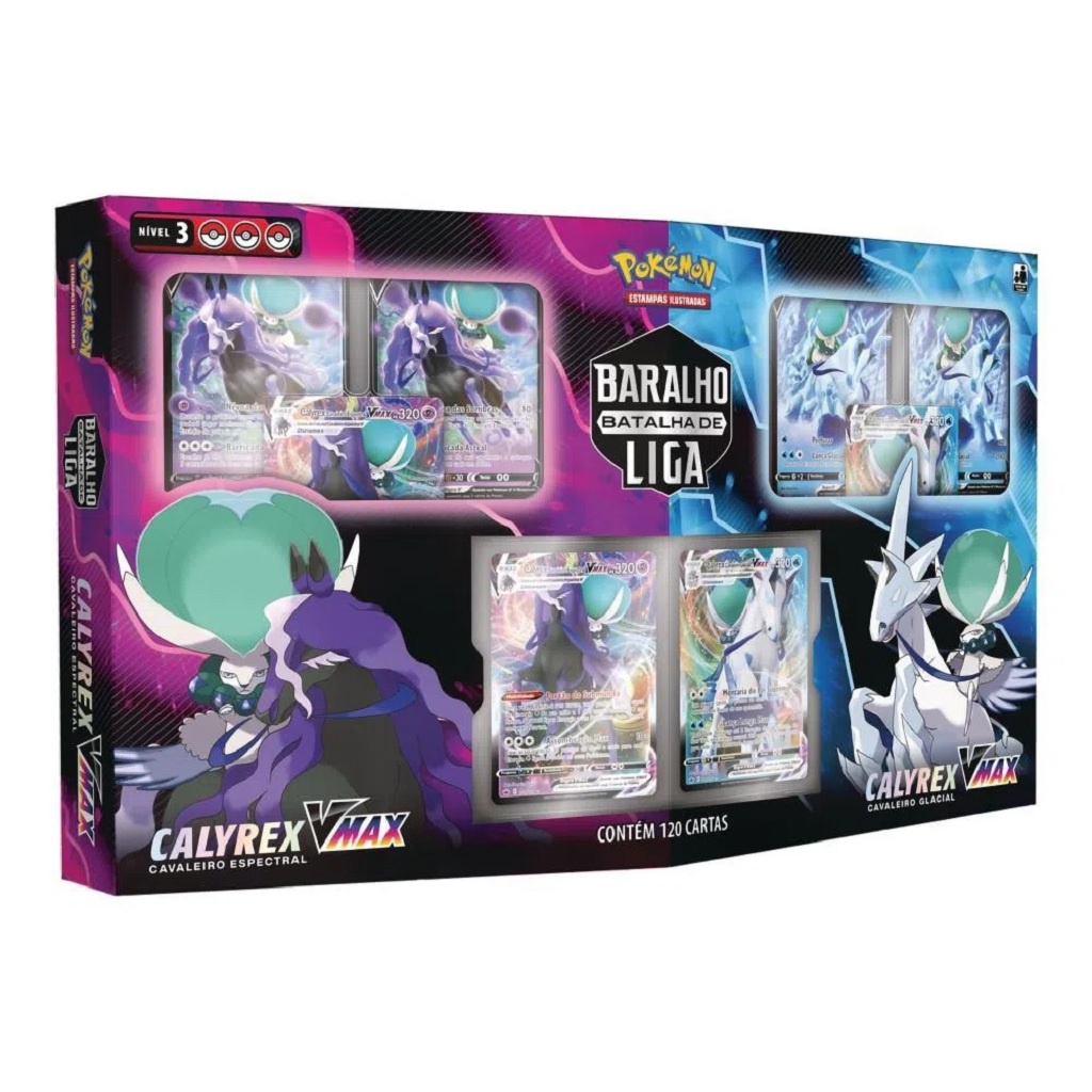 Pokemon Batalha de Liga Mew Vmax 32543 Copag - Deck de Cartas - Magazine  Luiza