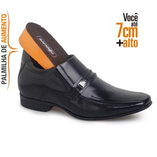 Sapato Social Rafarillo Salto Interno Você 7cm Mais Alto
