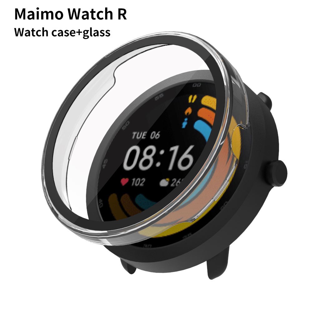 Vidro + Capa Dura Para Relógio Maimo R GPS Smartwatch Inteligente