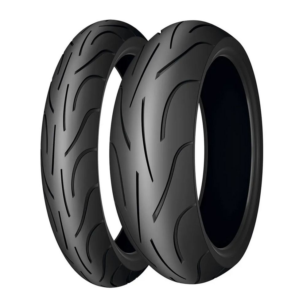 Par Pneu Moto Michelin PILOT POWER 2CT 120/70 ZR17 58W + 190/55 ZR17 75W Para S1000 RR R ZX10 RC8 Brutale