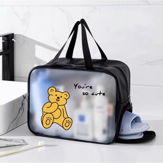 Necessário Bolsa Portátil Viagem Organizadores Impermeável Para Maquiagem Para Natação Ou Praia