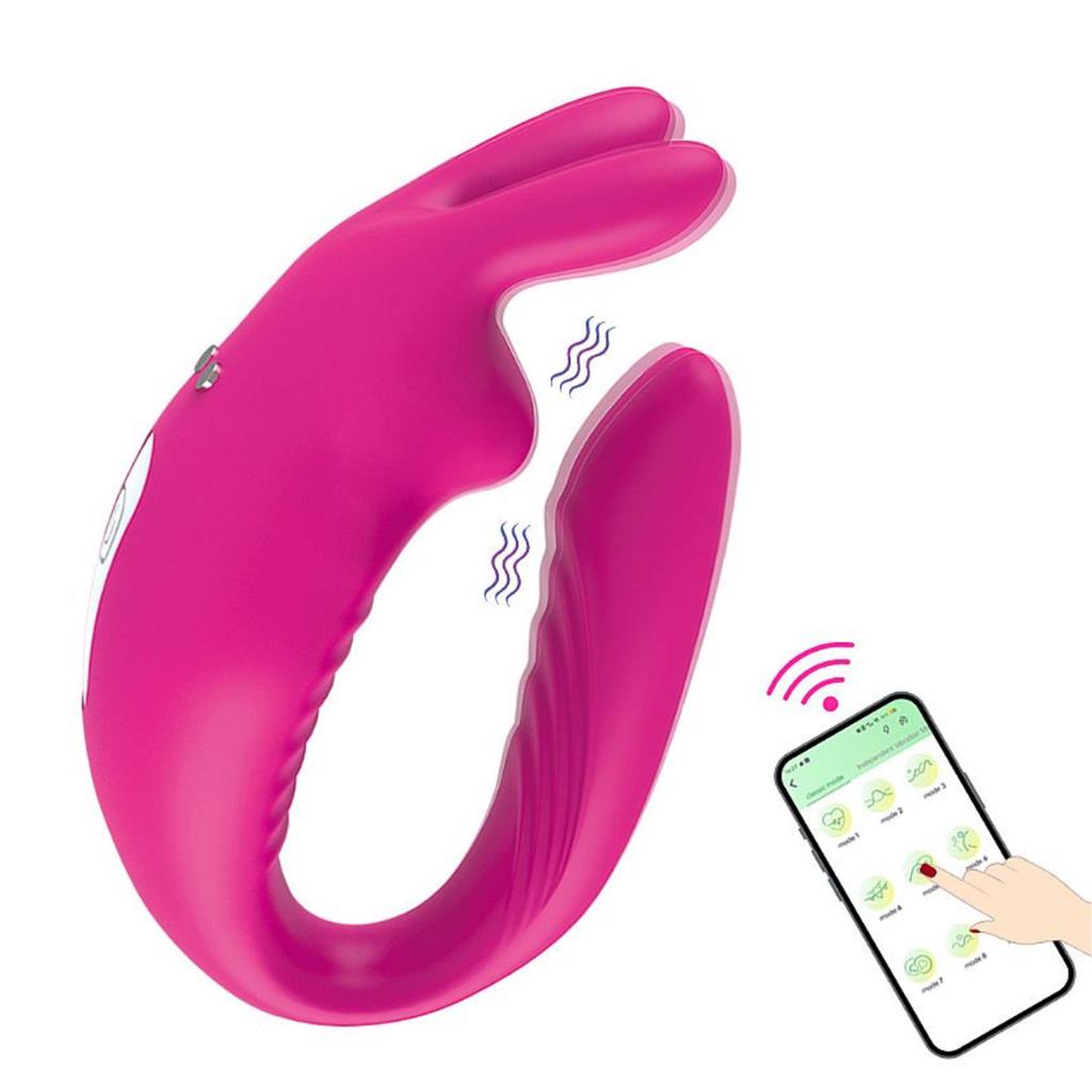 Vibrador Casal Recarregavel Com Bluetooth Aplicativo Sex Shop